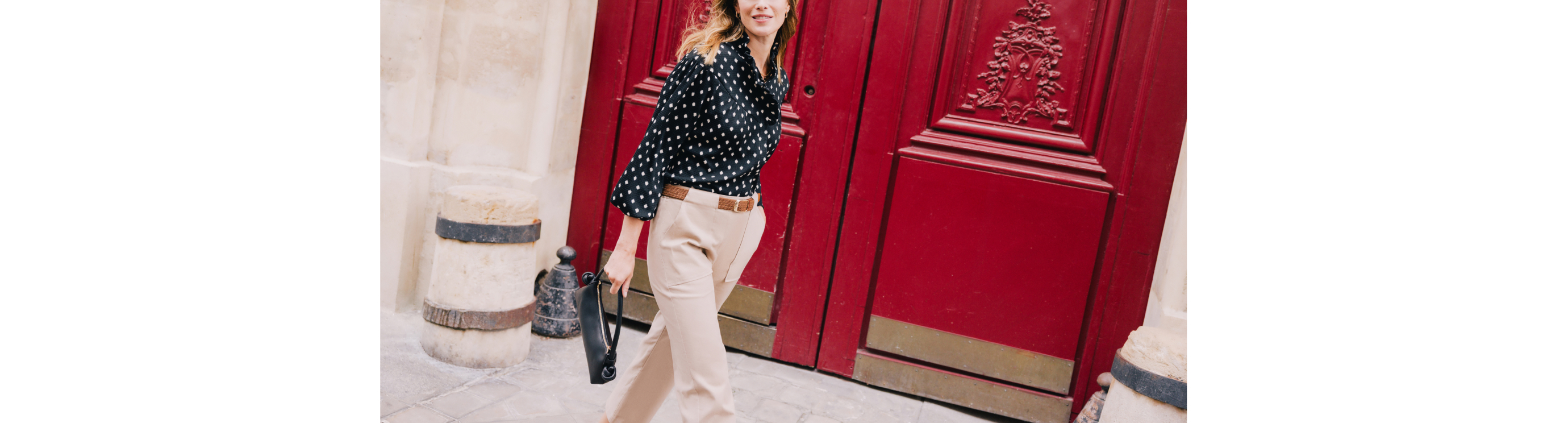 chemise pois et chino